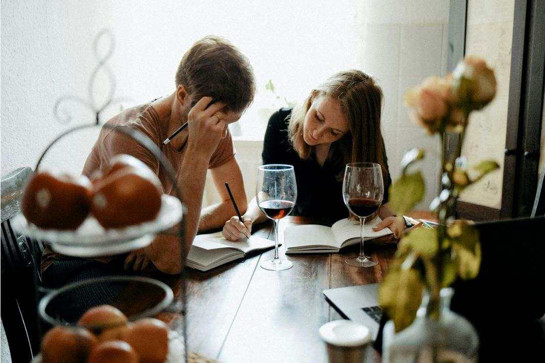 Candlelit table